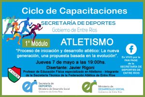 Ciclo de Capacitaciones en Deportes de Conjunto: Atletismo