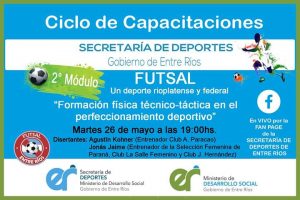 Sexta semana del Ciclo de Capacitaciones virtuales en Deportes de Conjunto