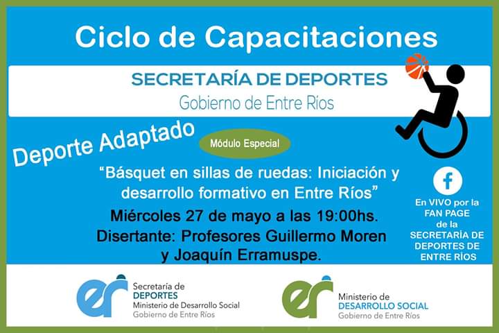 Ciclo de Capacitaciones en Deportes de Conjunto: 2° Módulo de Deporte Adaptado