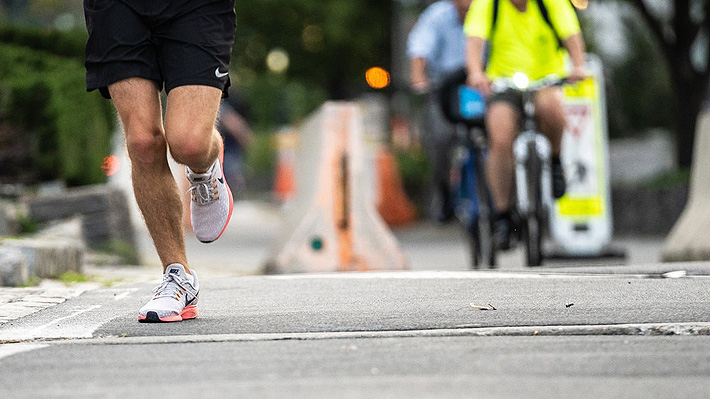 Se habilitaron actividades ciclísticas y de trote