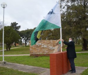 El Pingo izo su bandera por primera vez