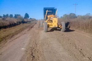 Vialidad realiza tareas de mantenimiento en caminos secundarios de la zona de Seguí