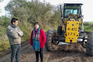 Mejoran caminos de uso productivo en el departamento Paraná