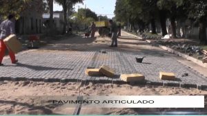 María Grande tendrá calles y veredas con pavimento articulado