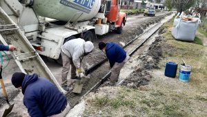 EL PINGO – Obras de cordón cuneta y afirmado de calles