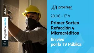 ESTE VIERNES 17 HS. PRIMER SORTEO PROCREAR