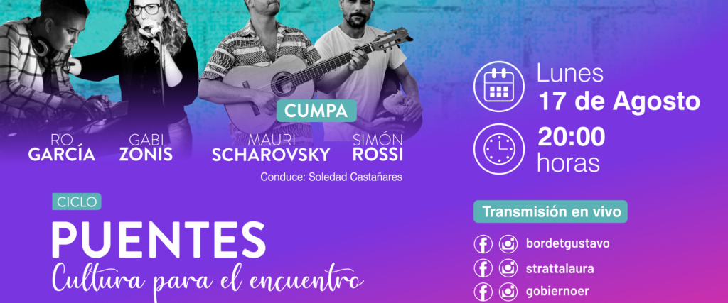 El lunes 17 se presentará el segundo recital del ciclo “Puentes: cultura para el encuentro”