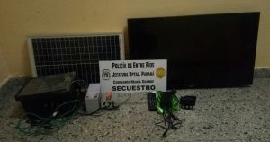 Se secuestraron elementos de dudosa procedencia que ofrecia por redes sociales