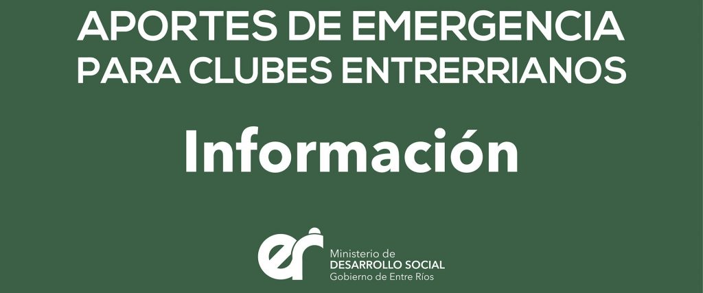 Se extendió el plazo de acceso al Programa de Emergencia para clubes de barrio