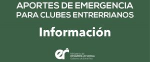 Se extendió el plazo de acceso al Programa de Emergencia para clubes de barrio