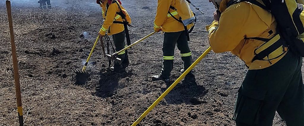 Con dos comandos operativos y más de 30 brigadistas se intensifica el combate de incendios en el Delta