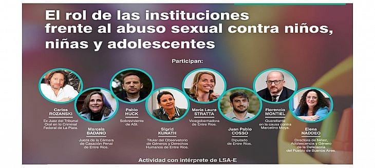 Se realizará un conversatorio sobre el rol de las instituciones frente al abuso sexual infantil