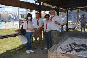 TABOSSI – Liliana Landra acompaño la visita del Gobernador Bordet a la Fiesta Nacional del asado con cuero