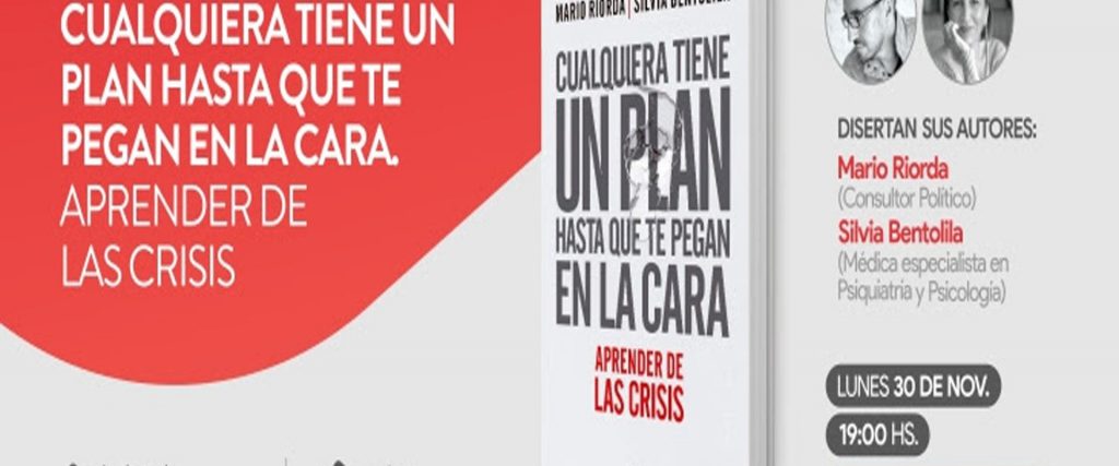 Presentación del libro: «Cualquiera tiene un plan hasta que te pegan en la cara. Aprender de las crisis»