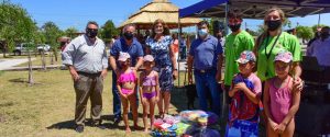 El gobierno acompañó la inauguración del camping municipal de El Pingo