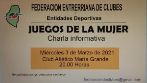 La Federación entrerriana de Clubes, presentará este miercoles una nueva edición de los Juegos de la Mujer