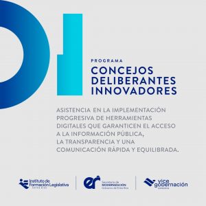 Está abierta la inscripción al Programa Concejos Deliberantes Innovadores