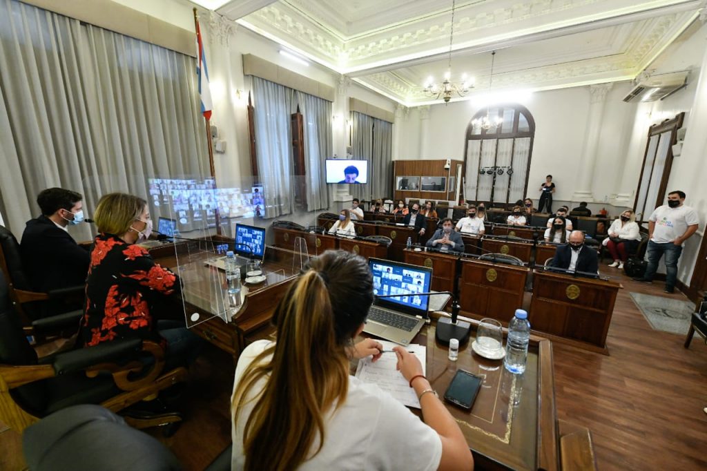 Stratta inauguró la edición 2021 del Senado Juvenil