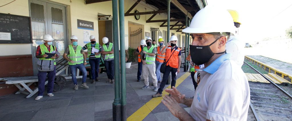 La empresa nacional Trenes Argentinos inspecciona el trayecto de Paraná a La Picada