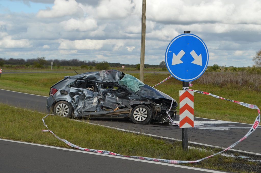 Una vez más, el cruce de las Rutas 127 y 32, escenario de un accidente de tránsito