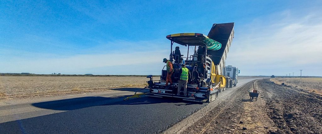 Continúan los trabajos de rehabilitación de la ruta provincial 6