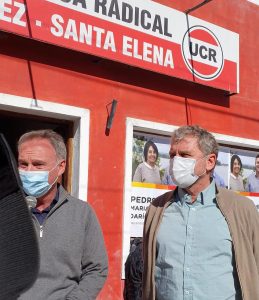 En su visita a Santa Elena Galimberti adelantó un voto castigo hacia el gobierno nacional y provincial