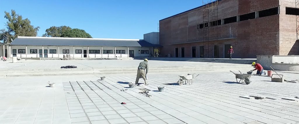 El nuevo edificio de la escuela Domingo French de La Paz tiene un 86 por ciento de ejecución