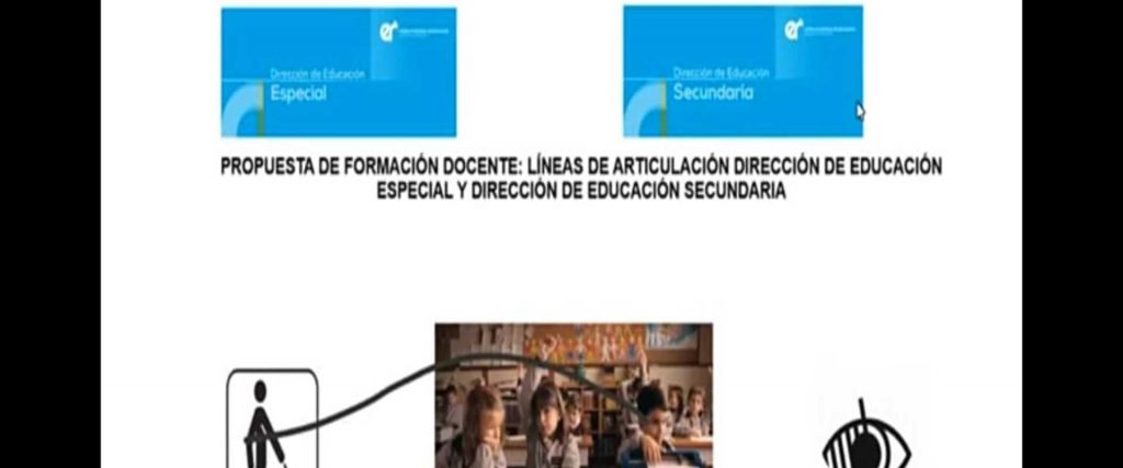 El CGE capacita a docentes de educación secundaria en la temática de discapacidad visual