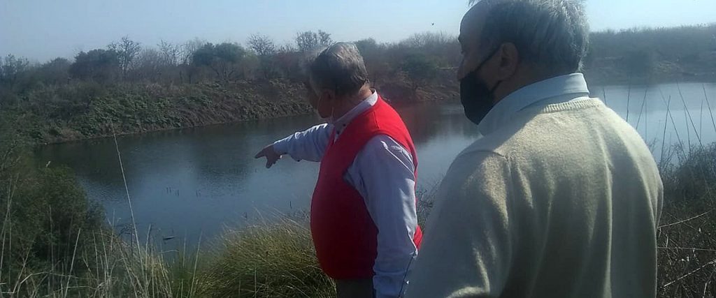 Monitorean el inicio de la obra de efluentes de Colonia Avellaneda