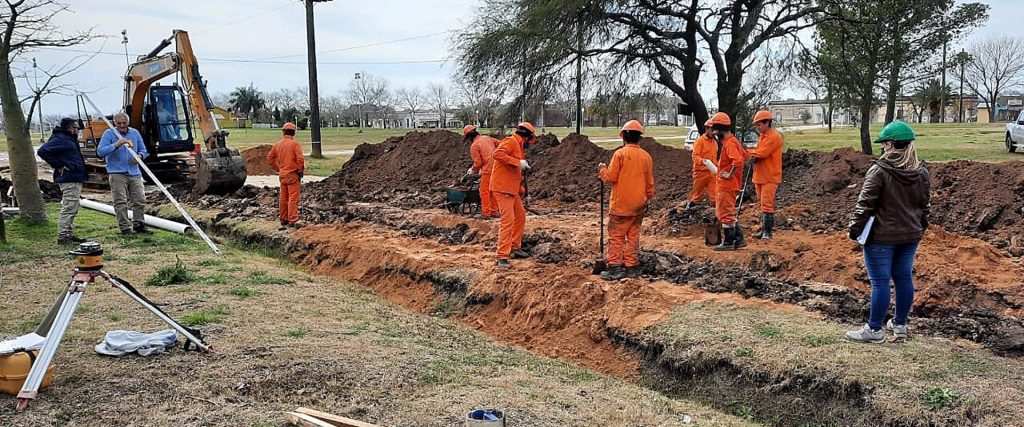 Iniciaron las obras de construcción del sistema de desagües cloacales de Tabossi