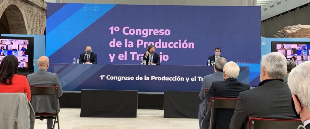 Bahillo participó del Primer Congreso de la Producción y el Trabajo