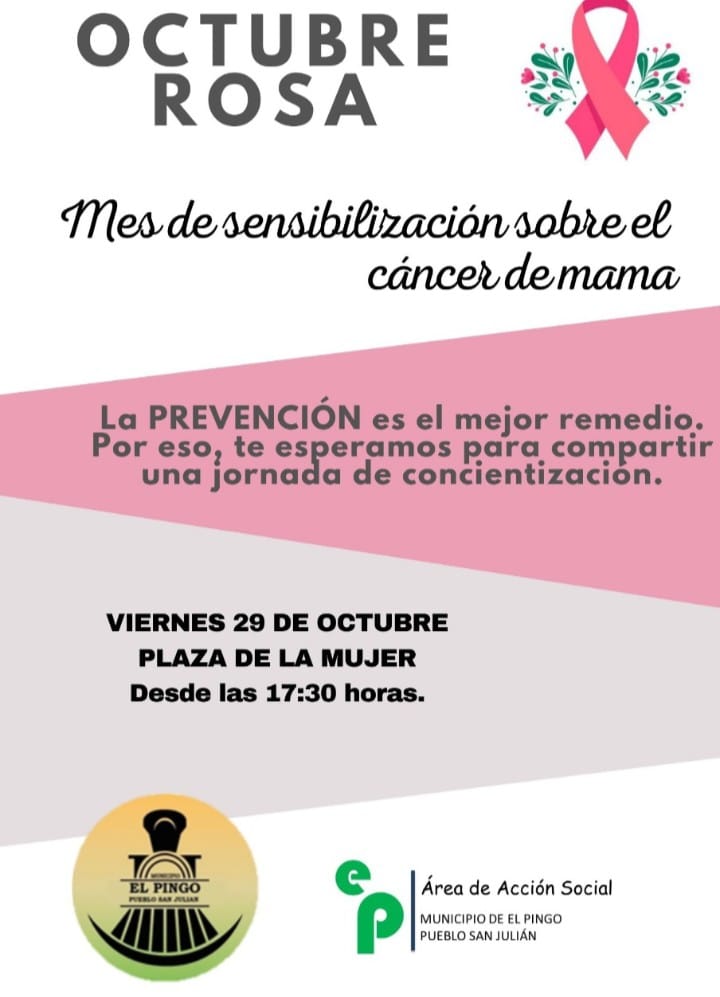 EL PINGO – Se sensibiliza sobre la importancia de los cuidados para prevenir el cancer de mama