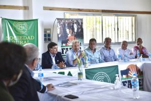 Los candidatos del Frente Juntos por Entre Ríos Rogelio Frigerio, Pedro Galimberti y Atilio Benedetti visitaron en el mediodía de hoy la edición 126° de la Exposición Rural de Concordia.