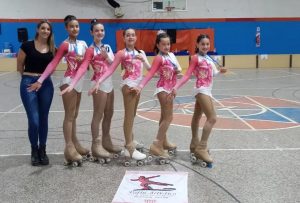 Buena actuación de patinadoras del Club Litoral en Córdoba y clasificación a los Nacionales