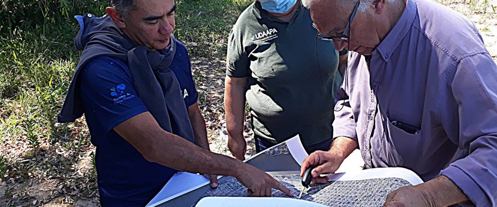 Realizan un relevamiento ambiental y forestal en las obras del arroyo Manzores