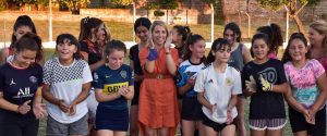 Stratta presentó el programa “Deportistas en Igualdad” para mejorar las instalaciones de clubes