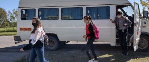 El Becario brindó el servicio de transporte escolar rural a más de 10.000 alumnos en 2021