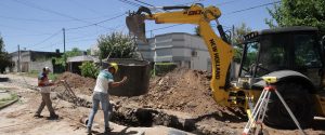 La obra del colector Quirós de Gualeguay presenta un 35 por ciento de avance