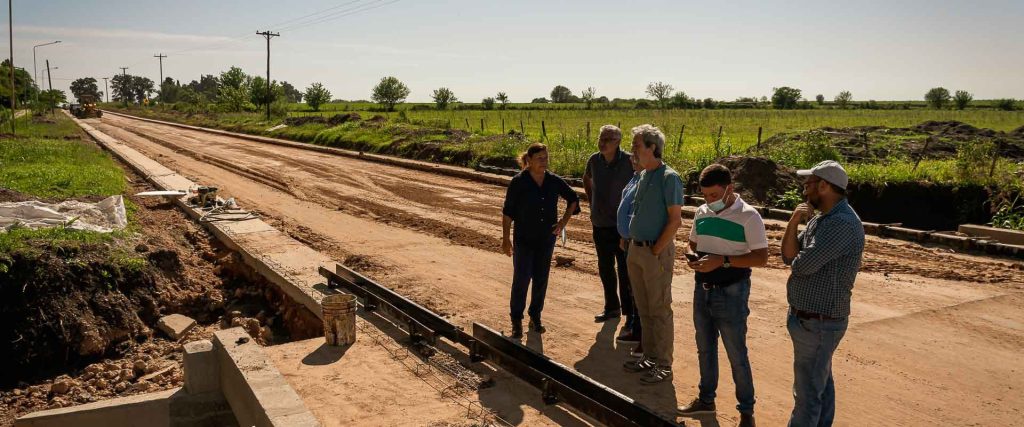 Un 85 por ciento de avance presenta la obra de rehabilitación de acceso a Maciá