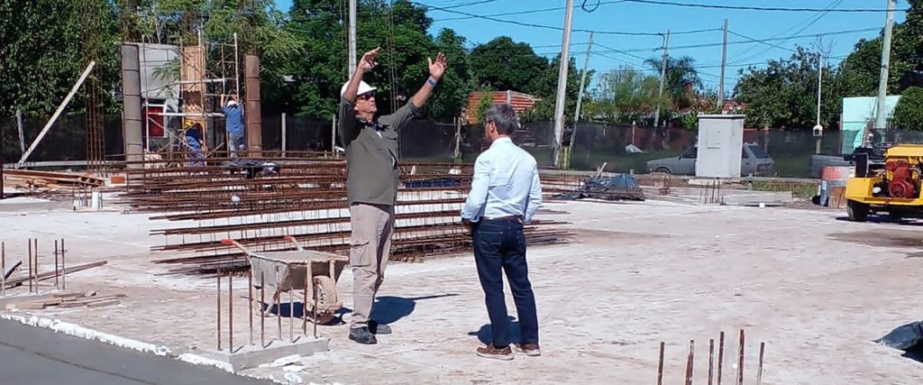 Se construye el nuevo edificio de la escuela secundaria Cesáreo Quirós en Rosario del Tala