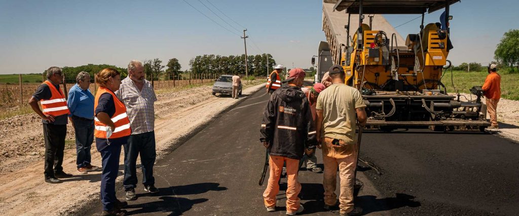 Avanza la obra de acceso a Aldea Protestante en el departamento Diamante