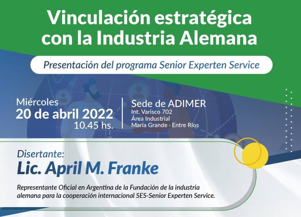 Adimer – Vinculación estratégica con la Industria Alemana