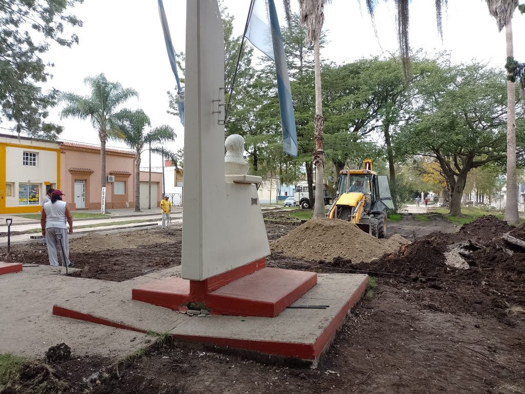 Se construirá un playón en inmediaciones al monumento al General Belgrano