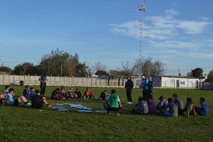 El Club Belgrano de Córdoba realizó una prueba de jugadores en María Grande