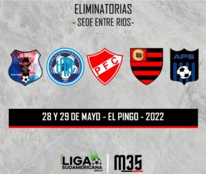 La Liga de veteranos de Paraná Campaña, será anfitriona de fase regional de Torneo sudamericano