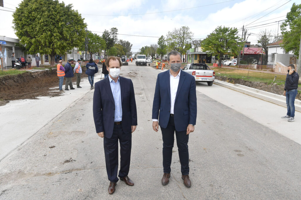 Bordet y Bahl anunciaron la ampliación de Avenida Zanni hasta el límite con Oro Verde