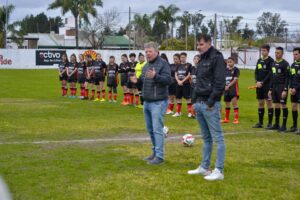 El Intendente Solari acompaño el comienzo del Torneo de futbol femenino organizado por la LFPC