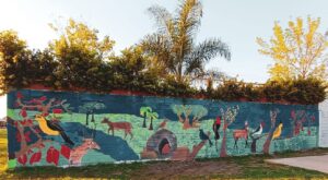 La concientización sobre el cuidado del medio ambiente, plasmado en un mural de Barrio Sur
