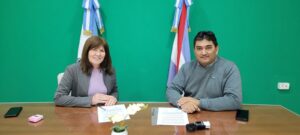 Firma de convenio del Municipio de Tabossi y el IES Rca. de Entre Rios