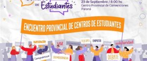 La provincia convoca a Centros de Estudiantes Secundarios a participar en un encuentro en Paraná